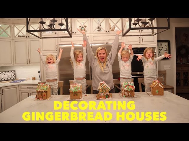 MAKING OUR FIRST GINGERBREAD HOUSES