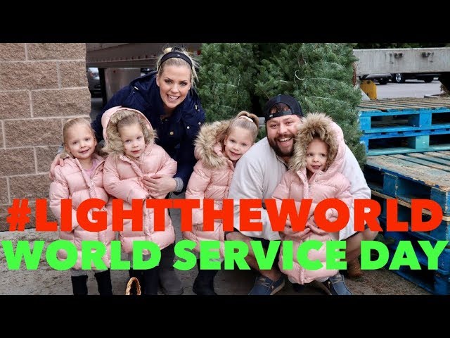 LIGHT THE WORLD- WORLD SERVICE DAY