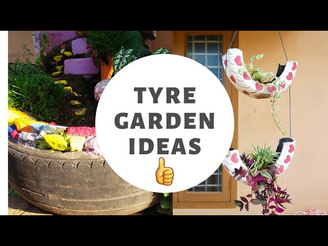 Tyre garden ideas (Enchanted gardening ) subscribe for more videos🛎👍