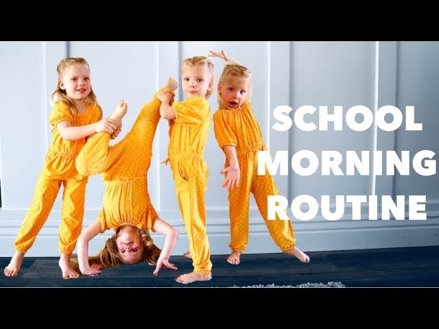 Morning SCHOOL ROUTINE Madness with QUADRUPLETS| GARDNER QUAD SQUAD