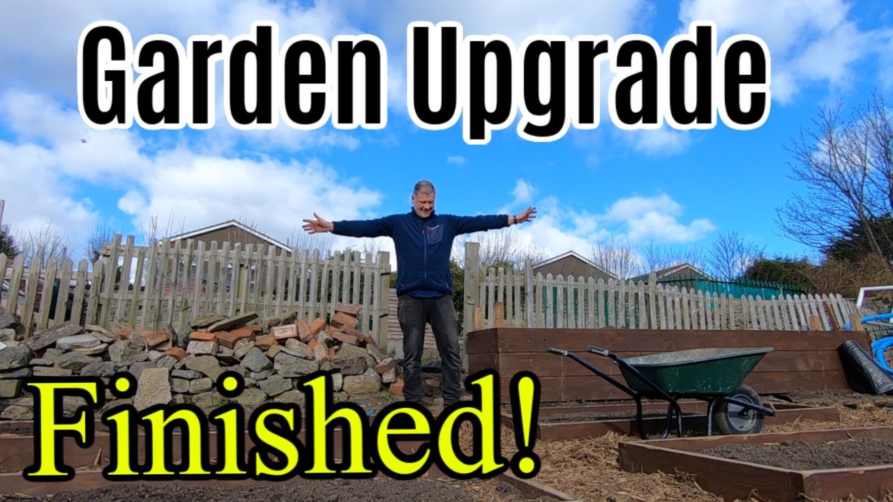 My Garden Upgrade is FINISHED. Now I can do some gardening!