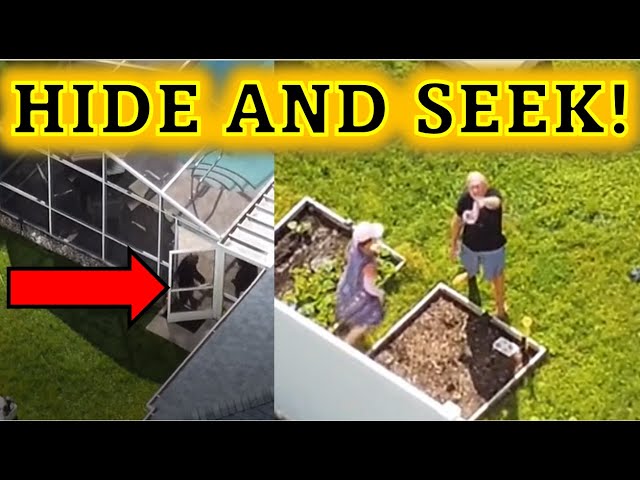 Laundries Gardening, Until They Spot DRONE! | Brian Landrie!