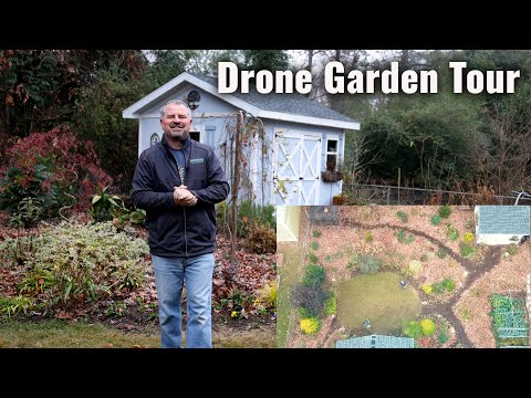 Garden Tour - Drone View - Winter Gardening