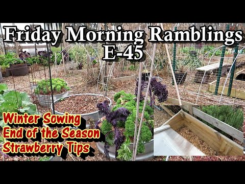 Winter Sowing Plans, Strawberry Tips,  The Final Tour of 2021 Tour: FM Gardening Ramblings E-45