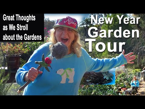 Garden Tour | Better Ways to Grow More Food Easy & Container Gardening & Compost in Place w/ Nature