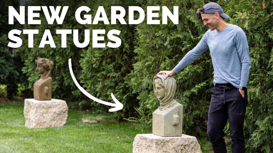 Installing New Garden Statues! | Gardening with Wyse Guide