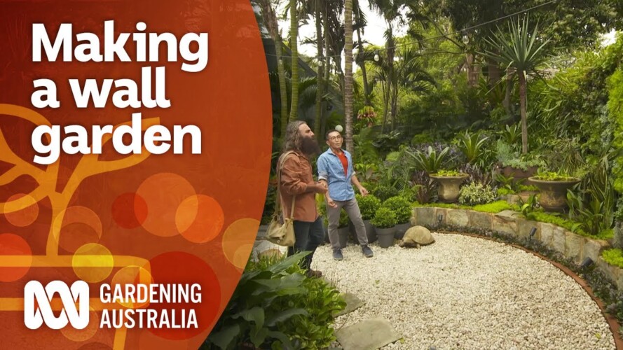 Making a lush wall garden to maximise space | Garden Design and Inspiration | Gardening Australia