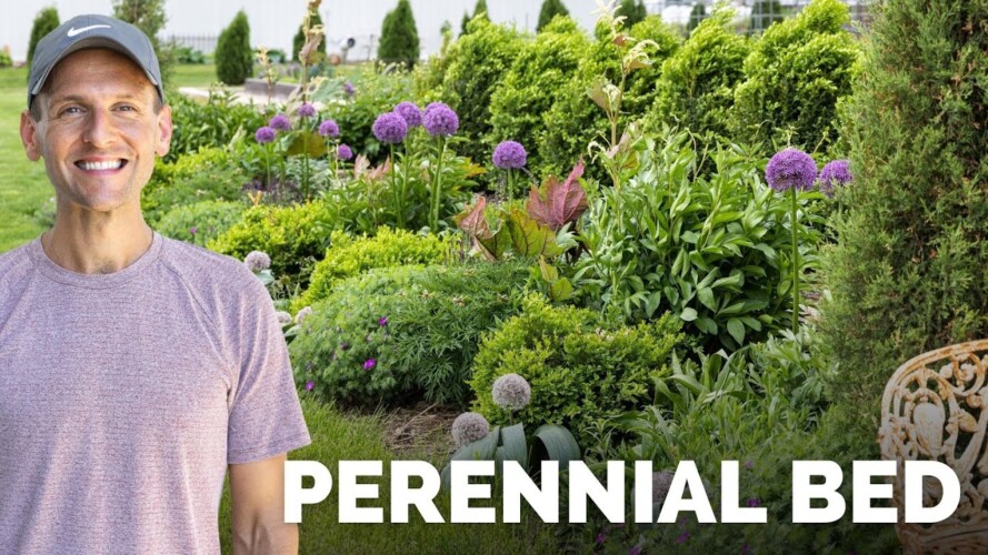 My Mom's Perennial Bed in Late Spring | Gardening with Wyse Guide