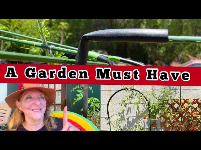 EASY Vegetable Garden Lifesaver Helps GROW Tons of Food in Container Gardening Plant Support Trellis
