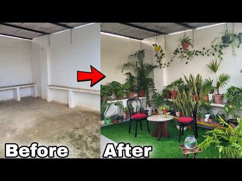 My 180 sq ft Terrace garden transformation | Low budget gardening
