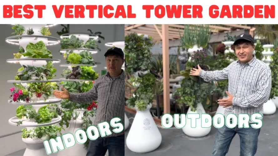 Best Vertical Hydroponic Tower Garden for Indoor or Outdoor Gardening