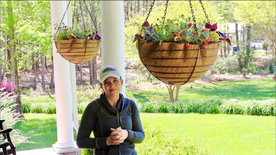 Planting My New Massive Front Porch Hanging Baskets | Gardening with Creekside