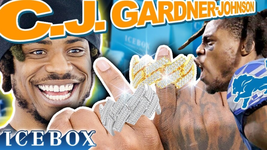 NFL Superstar CJ Gardner-Johnson Buys Solid Gold Miami Cuban Set at Icebox!