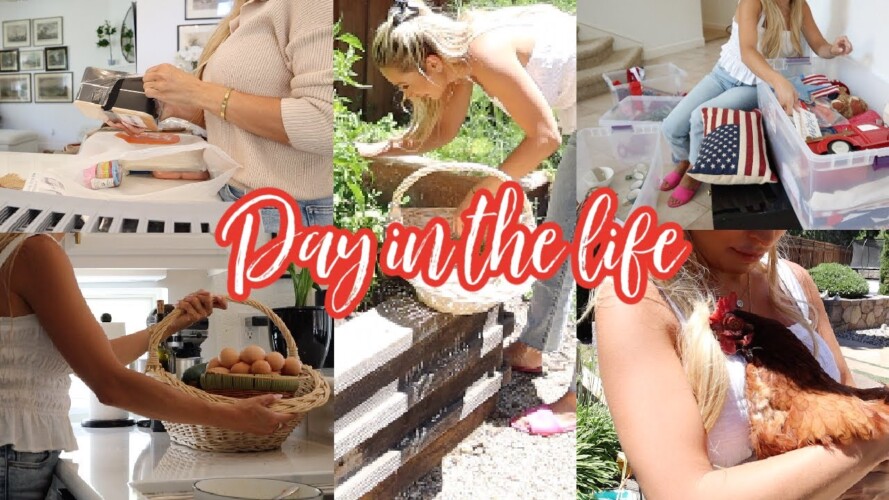 DAY IN THE LIFE // UNDECORATING SUMER DECOR // GARDENING // COOKING