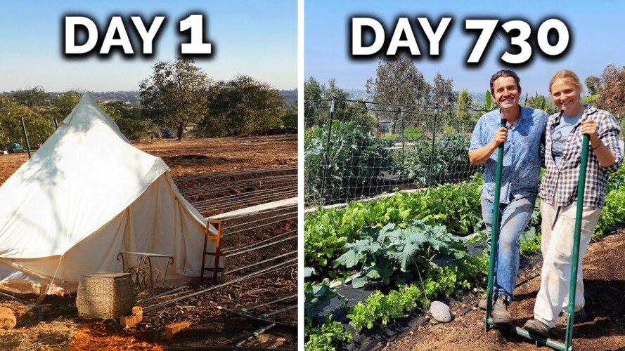 They Lived In A Tent To Start Their Dream Farm