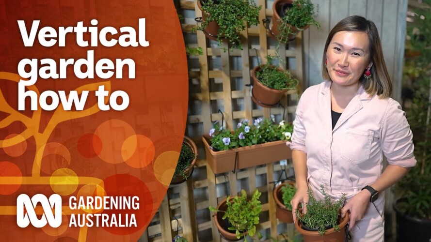 How to create a vertical wall garden to maximise space | Garden Design | Gardening Australia