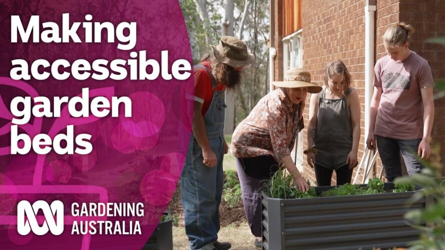 We join a garden project to make accessible garden beds | Discovery | Gardening Australia