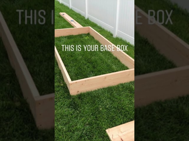 DIY Garden Boxes - CITYGIRLMEETSFARMBOY #shorts #gardening