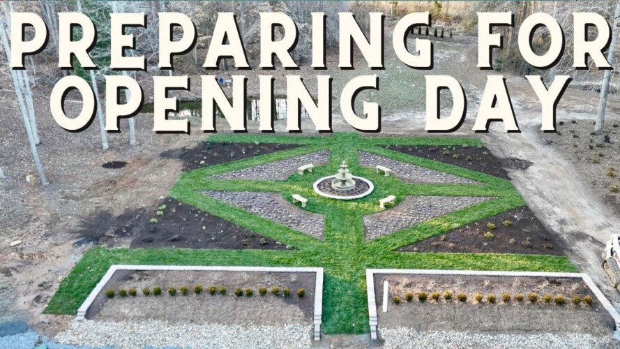 Preparing The Signature Garden For Opening Day