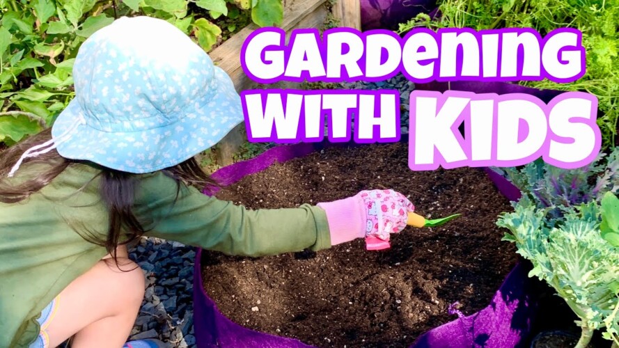 Gardening With Kids / Dinosaur Garden / Teaching Children The Joy Of Gardening /