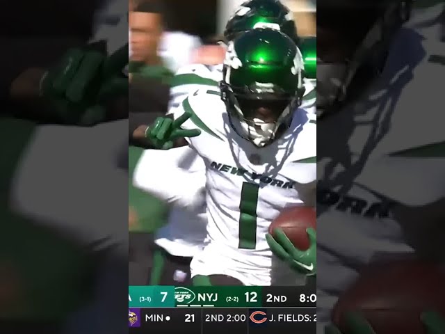 Rookie Sauce Gardner's First Career Interception!